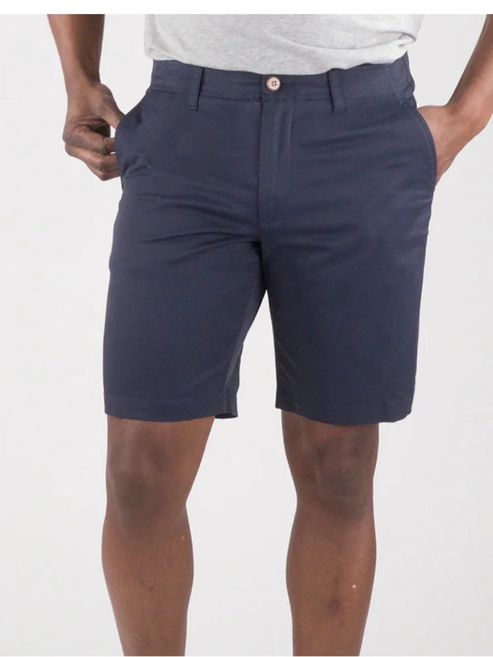 Tailor Vintage 9” inch walking short  Stretch cotton nylon Navy Blue Size 36